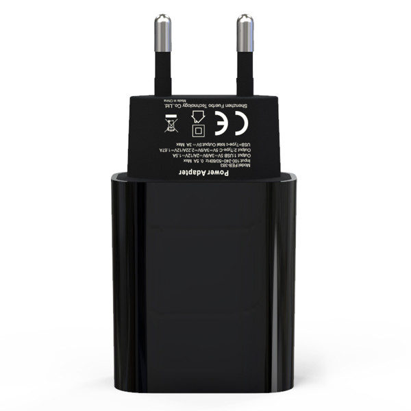 USB charger with fast charging function - WHITE