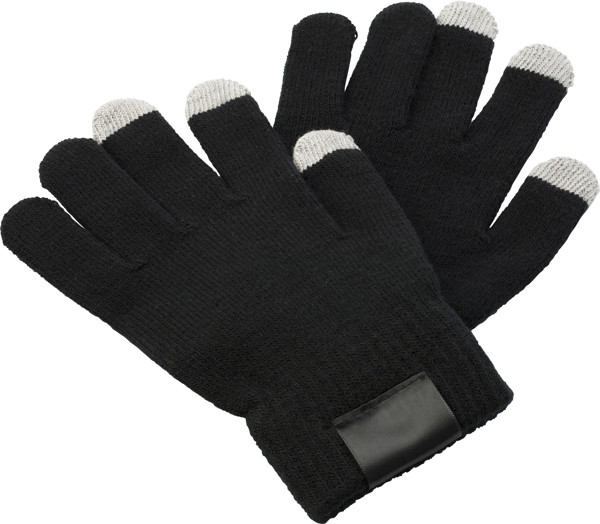 Gants munis de 3 embouts Elena - Black