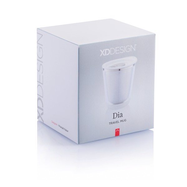 Dia mug - White / Grey