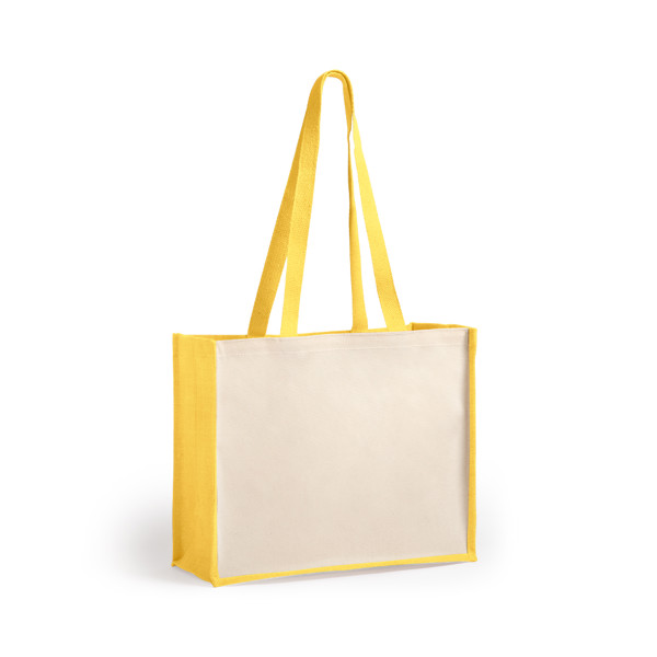 Borsa Rotin - Giallo