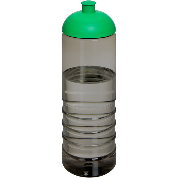H2O Active® Eco Treble 750 ml Sportflasche mit Stülpdeckel - kohle / grün