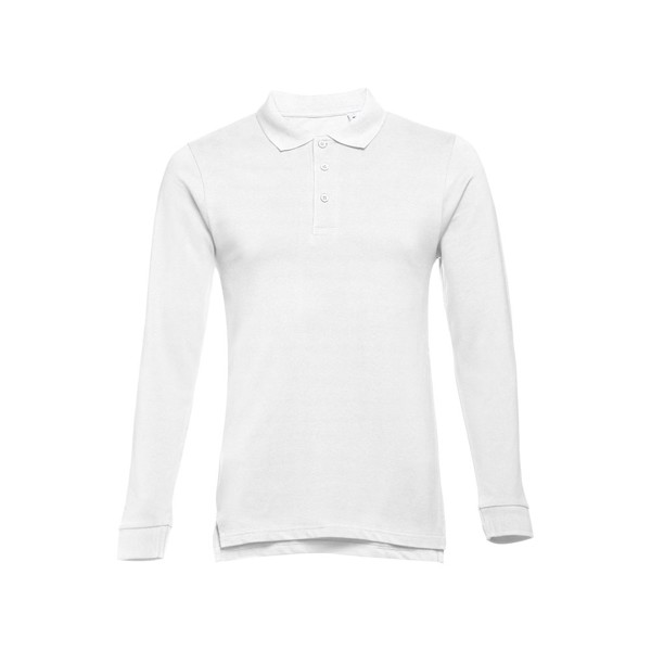 THC BERN WH. Polo de manga comprida para homem em algodão - Branco / XL