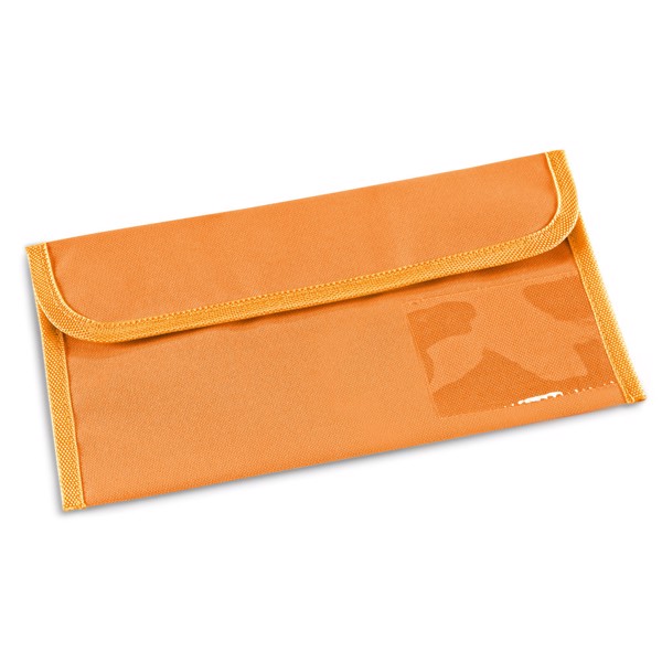 AIRLINE. 600D travel document bag - Orange