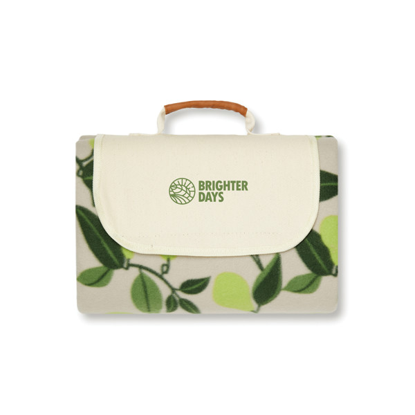 Vinga Daya picnic blanket 170x130 cm, rPET fleece - Green