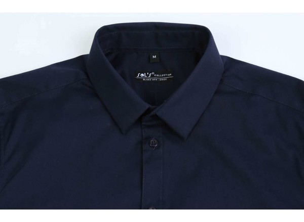 Sol's Blake Men - Long Sleeve Stretch Shirt - White / S