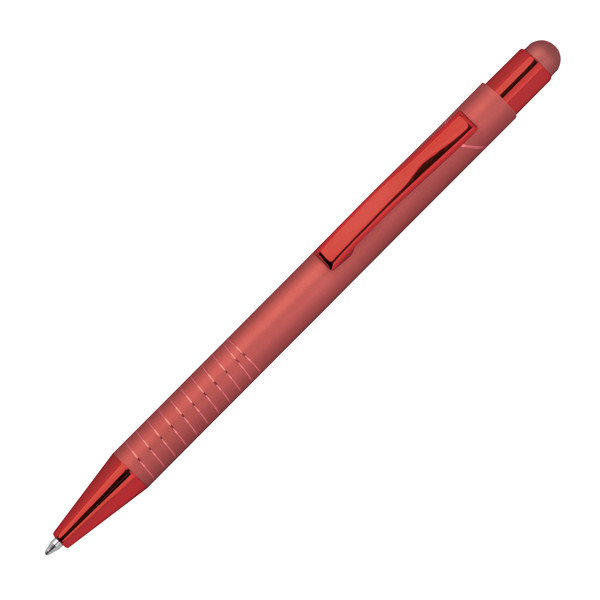 ANGELO Guľôčkové pero s touchpenom - Red