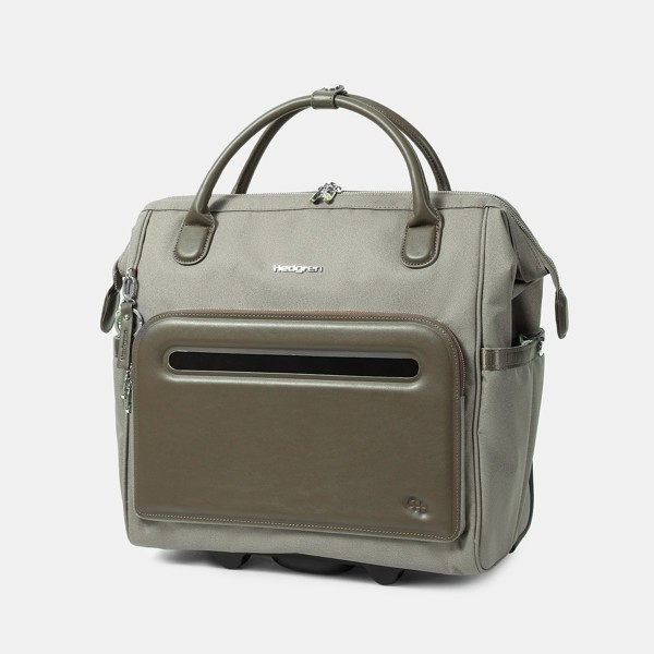 VENTI | Laptop bag with wheels 15.6" + RFID - Hedgren - Vintage Taupe /