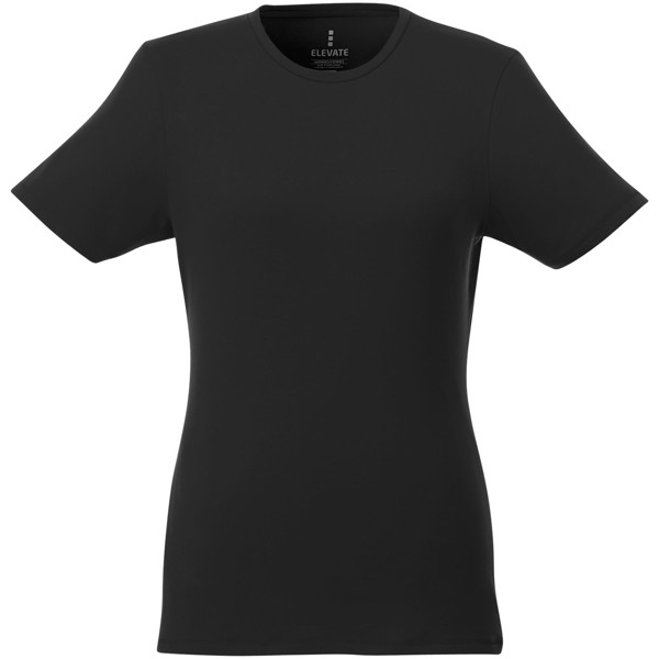Camisetade manga corta orgánica para mujer "Balfour" - Negro intenso / M