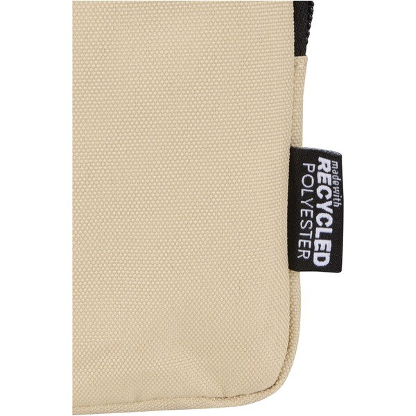 Custodia per borraccia in materiale riciclato certificato GRS Byron - Oatmeal