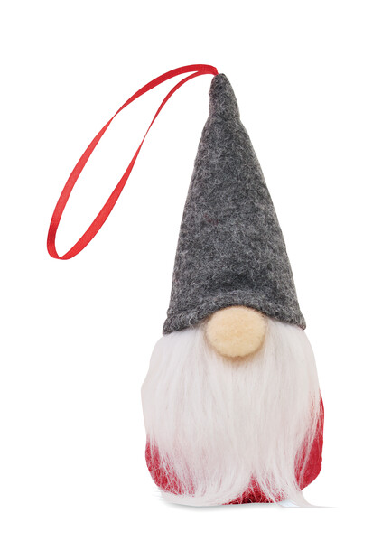 Felt gnome tree hanger Frosty Tree - Grey