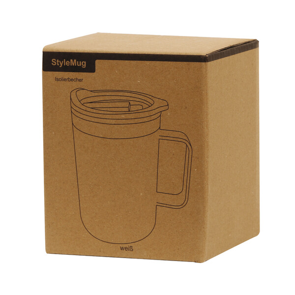 Double-Walled Travel Mug Stylemug - White