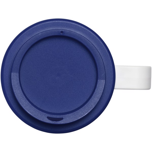 Mug isolant Brite-Americano® grande 350ml - Blanc / Bleu