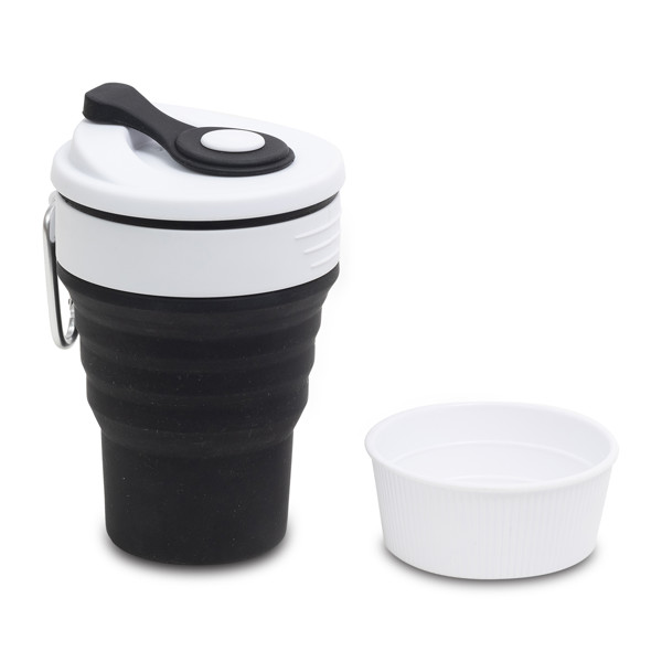 350 ml Flexi Silicone mug - Black