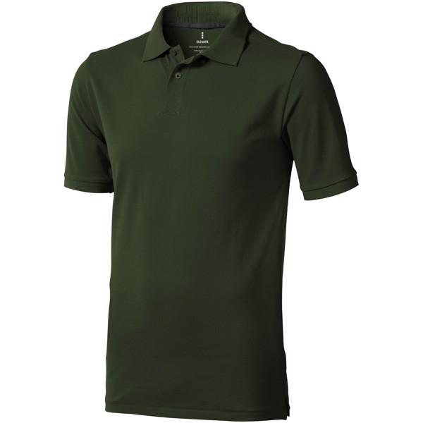 Polo de manga curta para homem de 200 g/m² Calgary - Verde militar / L