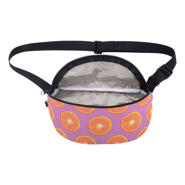 Sac banane personnalisé CreaWaist RFID - Noir / Blanc