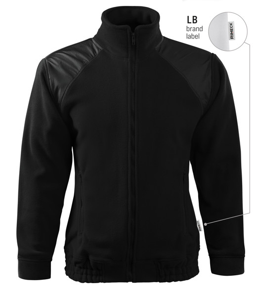 Fleece Unisex Rimeck® Jacket Hi-Q - Černá / 3XL