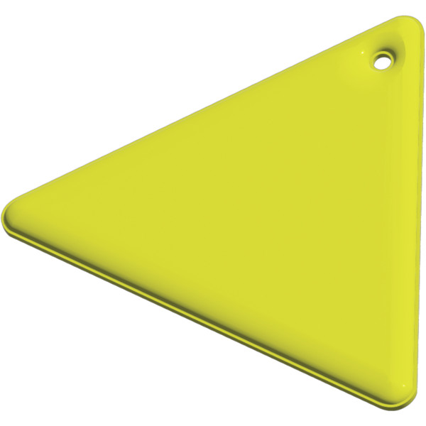Pendente refletor de PVC triangular RFX™ - Amarelo neón
