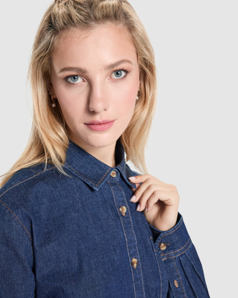 Lujan Woman Shirt - Blue Jeans / S