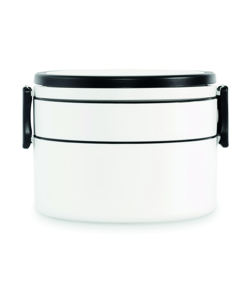 PP two-tier lunch box 950 ml Ensala - White