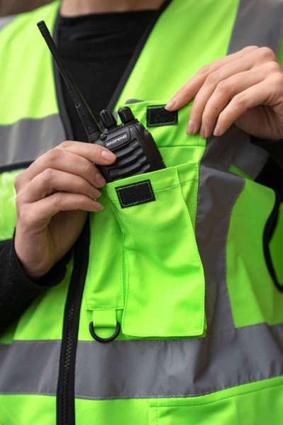 Comfort Executive Safety Vest "Hamburg" - Multifunctional With Pockets - Yellow / L