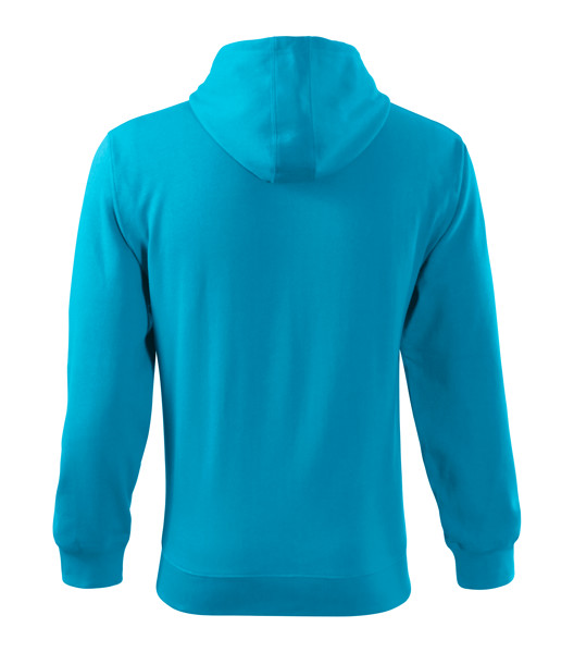 Mikina Pánská Malfini® Trendy Zipper - Tyrkysová / XL