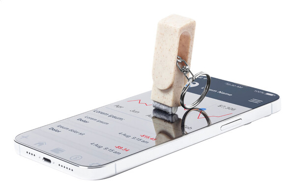 Držalo za telefon z obeskom za ključe Peix - Natural