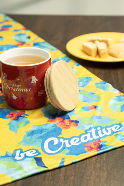 Chemin de table personnalisable en RPET PrinTable S