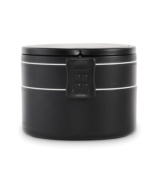 PP kétszintes ételdoboz 950 ml Ensala - Fekete