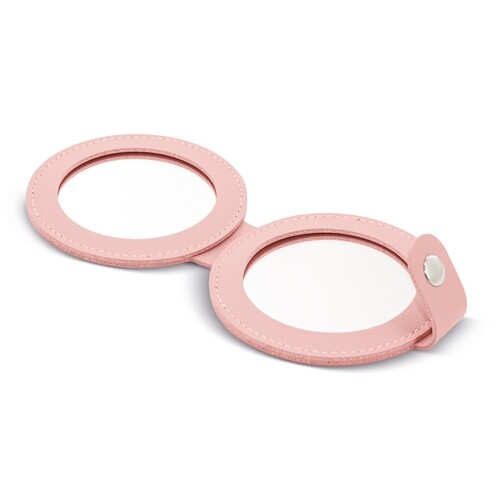 ESPEJO DOBLE COMPACTO "ALESSIA" - Rosa