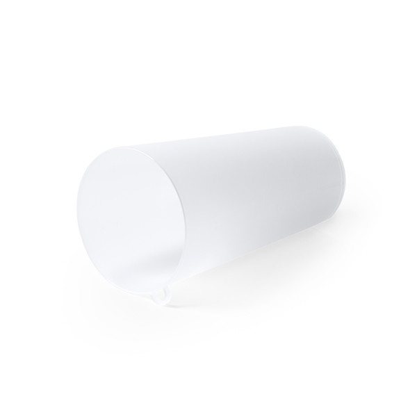 Personalised reusable polypropylene cup 400 ml with ring