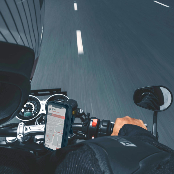 AME - SUPPORT VELO/MOTO/TROTTINETTE ETANCHE POUR SMARTPHONE JUSQU’À 6,5"