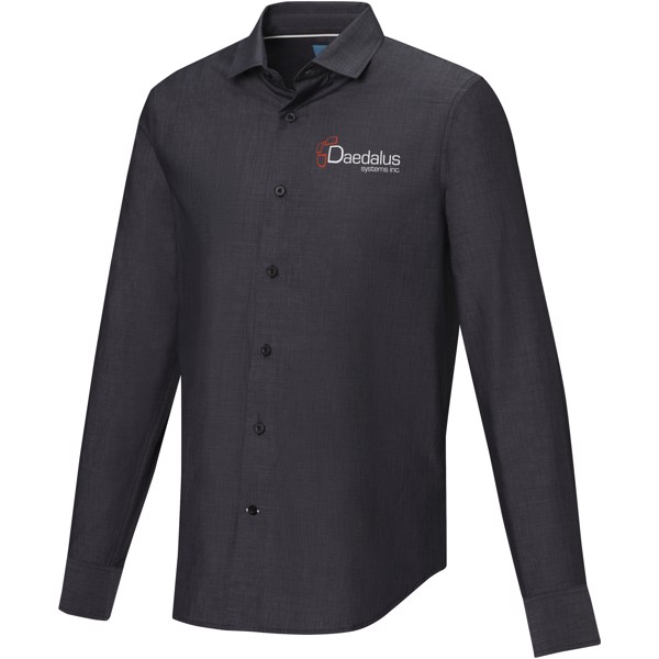 Chemise Cuprite à manches longues pour homme - Noir / S