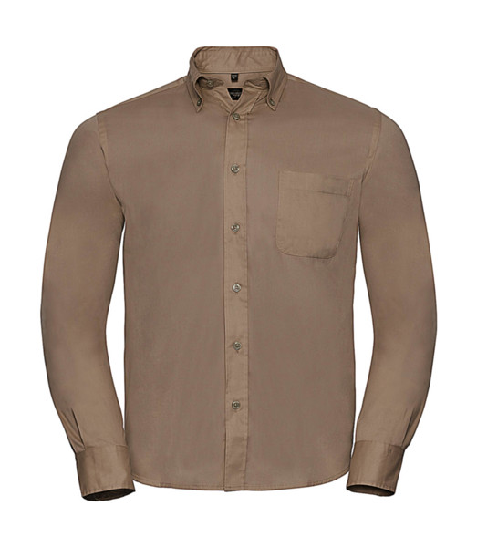 Long Sleeve Classic Twill Shirt - White / S