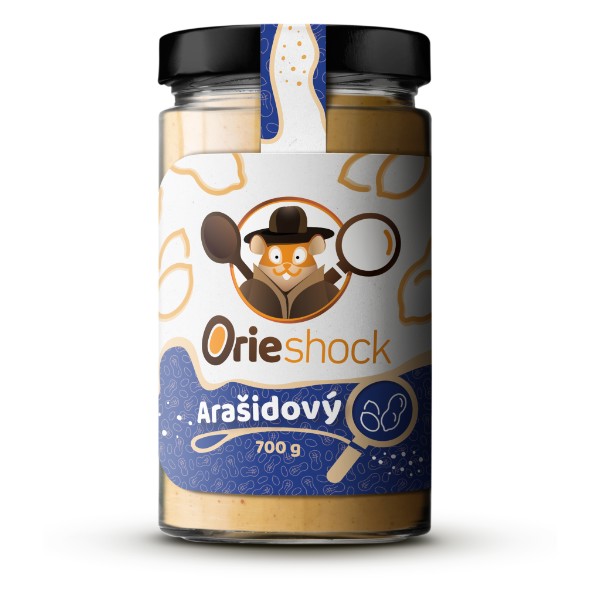 Orieshock Arašidový krém 700g 100% naturálny