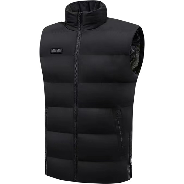 SCX.design G01 heated body warmer with power bank - Solid Black / L