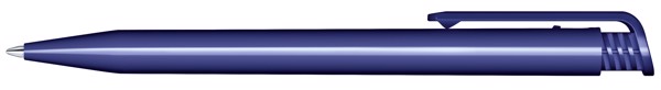 Senator® Super Hit Polished, Push Ball Pen - Blue Similar PMS 2757