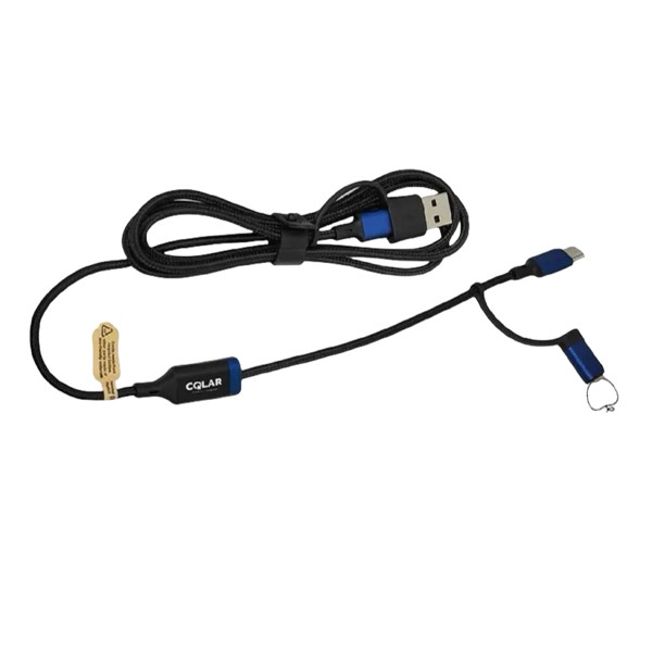 RPET fast charging cable UC066 - SILVER