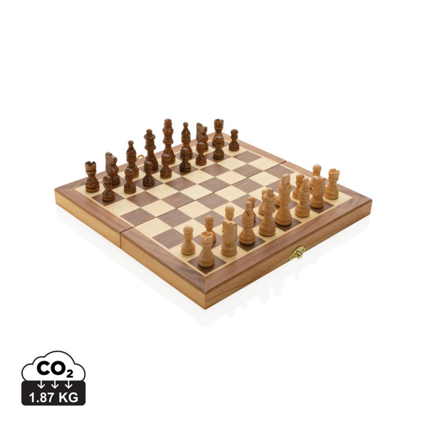 XD - Luxury wooden foldable chess set