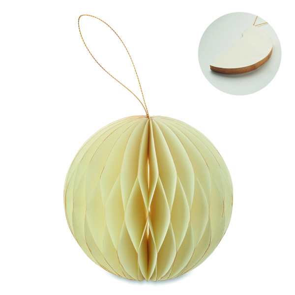 Foldable  XMAS bauble hanger Harmobauble - Beige