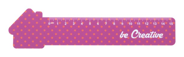 15 Cm Ruler Couler 15, House - White