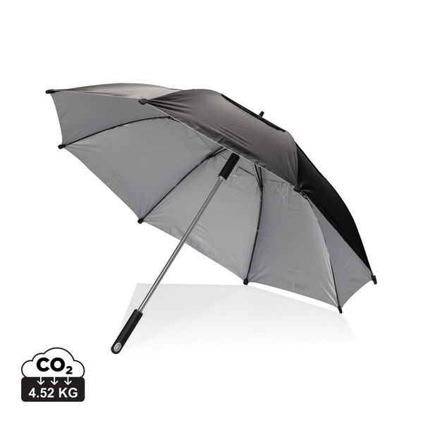 AWARE™ 27" Hurricane stormparaplu - Zwart