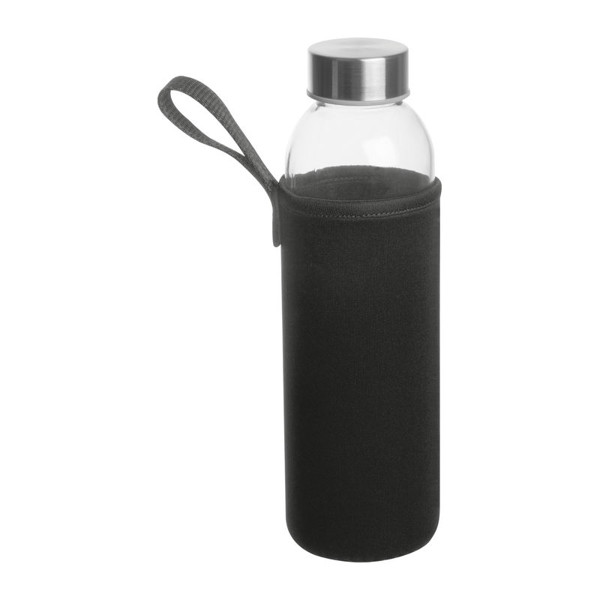 Sklenená fľaša Klagenfurt 500 ml - Čierna