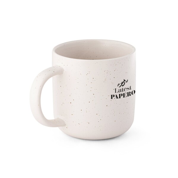 COFFEE CONSTELLATION. Caneca de café em cerâmica 75 mL - Branco Pastel