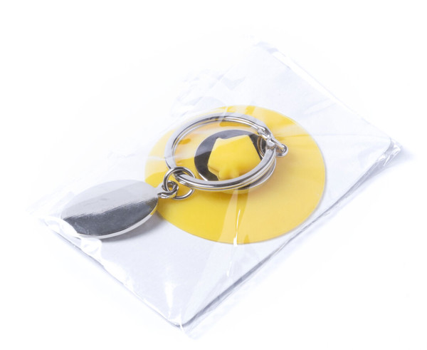 Llavero Moneda Halman - Amarillo