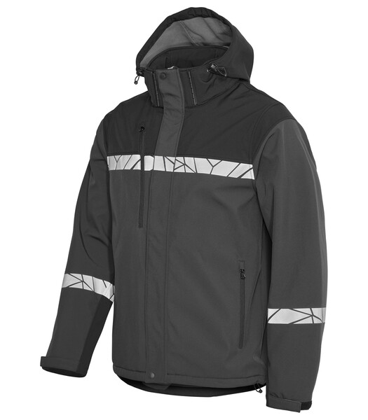 7400 SOFTSHELL JACKET PGL Grey/Black XS