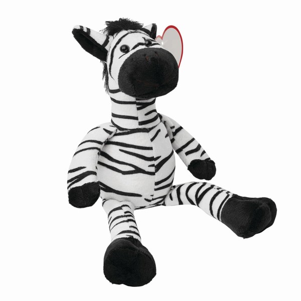 Lorenzo plush zebra, 300x120x100 mm