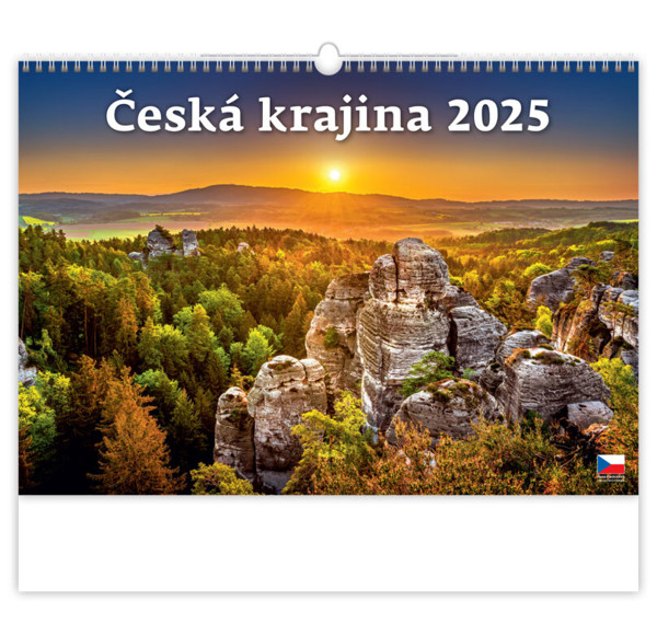 Nástěnný kalendář Česká krajina 2025