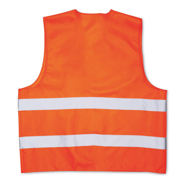 Colete reflector poliéster Visicoat - Laranja