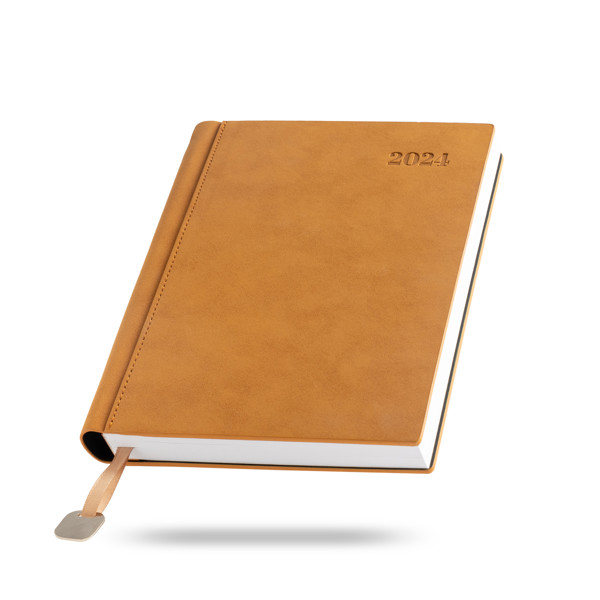 Agenda Diária A5 - Bali - Castanho Claro