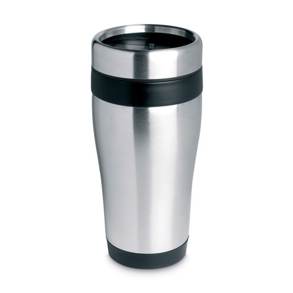 Stainless steel cup 455 ml Tram - Black
